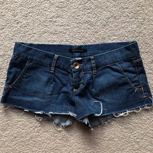 PLEIN SUD JEANIUS JEAN SHORTS